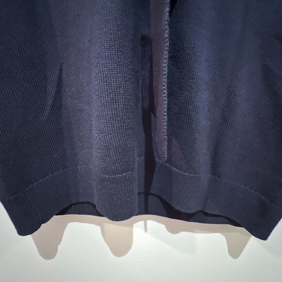 AG Adriano Goldschmied Womens Long Sleeve Pullover Sweater Neck Tie Silk Blend M - Picture 16 of 16